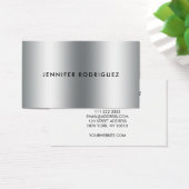 Modernes, minimalistisches Silbermetall beruflich (Schreibtisch)