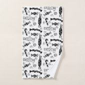 Modernes Minimalistisches skandinavisches Bonbon Badhandtuch Set (Handtuch)