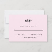 Modernes Minimalistisches Skript | Blush Wedding