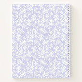 Modernes Minimalistisches Skript Botanisches Rezep Notizblock (Rückseite)