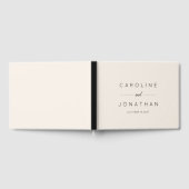 Modernes Minimalistisches Skript - Eigene Hochzeit Gästebuch (Voll)