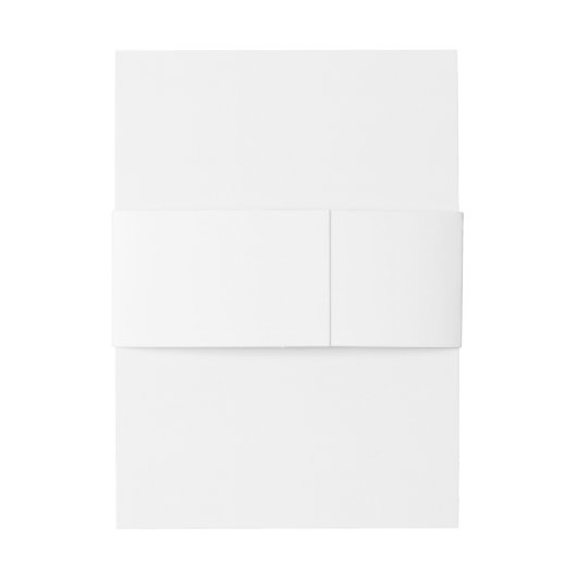 Modernes Minimalistisches Skript | Weiße und blaue Einladungsbanderole (Rückseitenbeispiel)