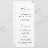 Modernes Minimalistisches Skriptmonogramm-Flachpro Programm (Vorne/Hinten)