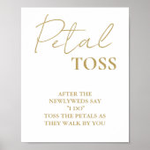 Modernes, Minimalistisches Skriptschild für die Ho Poster (Vorne)