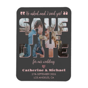 Modernes Minimalistisches, stilvolles Typografie-F Magnet