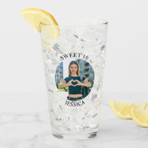 Modernes Minimalistisches Sweet 16 Birthday Circle