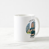 Modernes Minimalistisches Sweet 16 Birthday Circle Kaffeetasse (VorderseiteRechts)