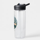 Modernes Minimalistisches Sweet 16 Birthday Circle Trinkflasche (Links)