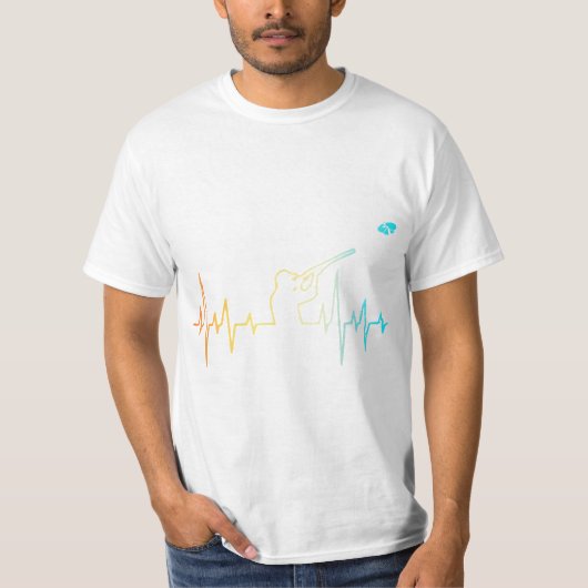 Modernes Minimalistisches T-Shirt (Vorderseite)