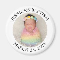 Modernes Minimalistisches Taufkreislauf-Foto