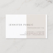 Modernes Minimalistisches Template Beruflich Visitenkarte (Vorderseite)