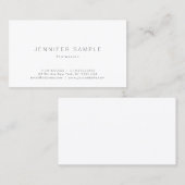 Modernes Minimalistisches Template Beruflich Visitenkarte (Vorne/Hinten)