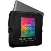 Modernes Minimalistisches Template-Logo Laptopschutzhülle (Vorne Rechts)