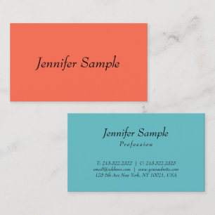 Modernes, Minimalistisches Template Modernes Desig Visitenkarte