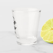 Modernes Minimalistisches Trauzeuge-Schiebeglas Schnapsglas (Rechts)