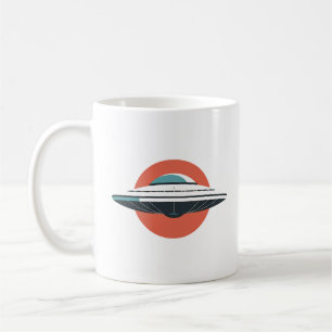 Modernes, Minimalistisches UFO-Design Kaffeetasse