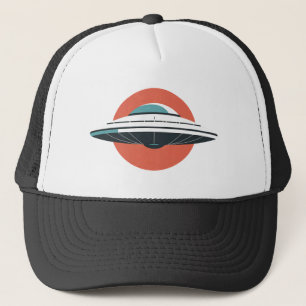 Modernes, Minimalistisches UFO-Design Truckerkappe