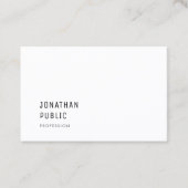 Modernes, Minimalistisches und Berufliches Templat Visitenkarte (Vorderseite)