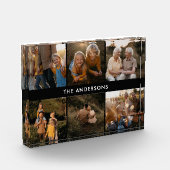 Modernes, minimalistisches und einfaches Familieng Fotoblock (Links)