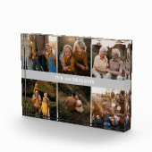 Modernes, minimalistisches und einfaches Familieng Fotoblock (Rechts)