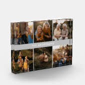 Modernes, minimalistisches und einfaches Familieng Fotoblock (Links)