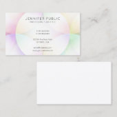 Modernes, Minimalistisches und elegantes Design Visitenkarte (Vorne/Hinten)