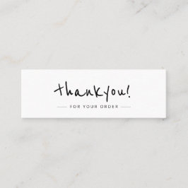 Modernes Minimalistisches Unternehmen dank Bestell Mini Visitenkarte