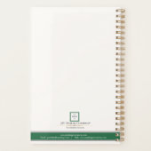 Modernes Minimalistisches Unternehmen für grüne Gr Planer (Rückseite)