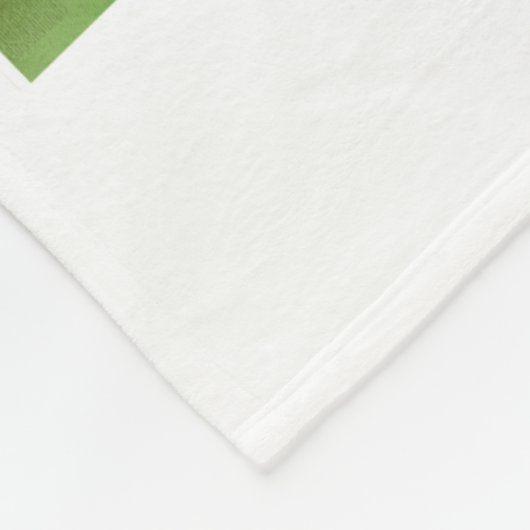 Modernes Minimalistisches Upload-Foto oder -Logo Fleecedecke (Ecke)