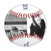 Modernes Minimalistisches Vatertag Bester Vater je Baseball (Rückseite)