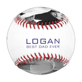Modernes Minimalistisches Vatertag Bester Vater je Baseball