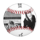 Modernes Minimalistisches Vatertag Bester Vater je Baseball (Rückseite)