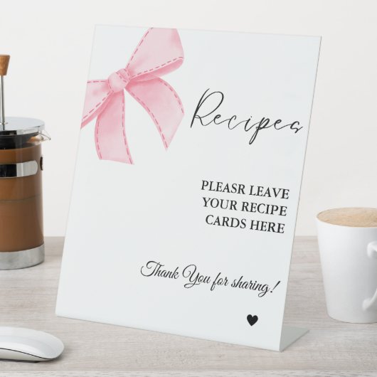 Modernes Minimalistisches Verließt für Ihr Rezept Sockelschild (In Situ)