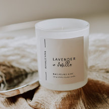 Modernes, Minimalistisches Verpackungs-Candle-Kosm