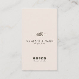 Modernes Minimalistisches Visitenkarte