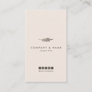 Modernes Minimalistisches Visitenkarte