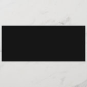 Modernes Minimalistisches vorbehaltenes Hochzeitsz (Rückseite)