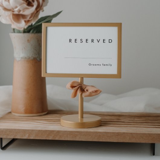 Modernes Minimalistisches Vorbehaltszeichen