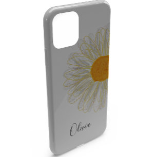 Modernes Minimalistisches Watercolol Chamomile Case-Mate iPhone Hülle