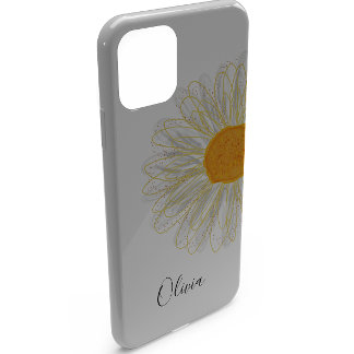 Modernes Minimalistisches Watercolol Chamomile Case-Mate iPhone Hülle