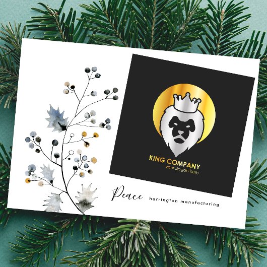 Modernes Minimalistisches Weihnachten Bio Corporat