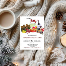 Modernes Minimalistisches Weihnachtscocktail Party