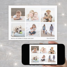 Modernes Minimalistisches Weihnachtsfest 6 FotoCol