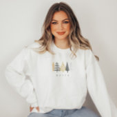 Modernes, minimalistisches Weihnachtsgeschenk gemü Sweatshirt