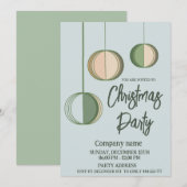 Modernes, minimalistisches Weihnachtsgeschenk Weih Einladung (Vorne/Hinten)