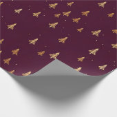 Modernes Minimalistisches Weihnachtsgeschenkpapier Geschenkpapier (Ecke)