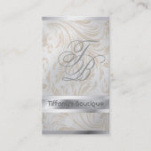 Modernes Minimalistisches Weißes Einfaches Berufli Visitenkarte (Vorderseite)