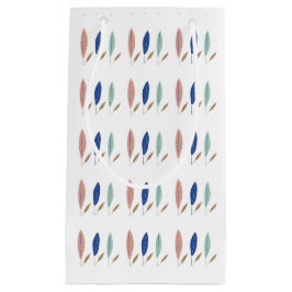 Modernes, minimalistisches Wrapping Paper für Blät Kleine Geschenktüte