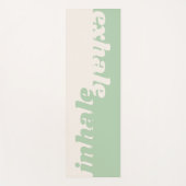 Modernes, minimalistisches Zitat von Salbeige Yogamatte (Vorderseite)