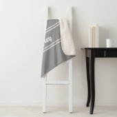 Modernes Minimalname Mit Monogramm Script Trendy G Sherpadecke (Beispiel)